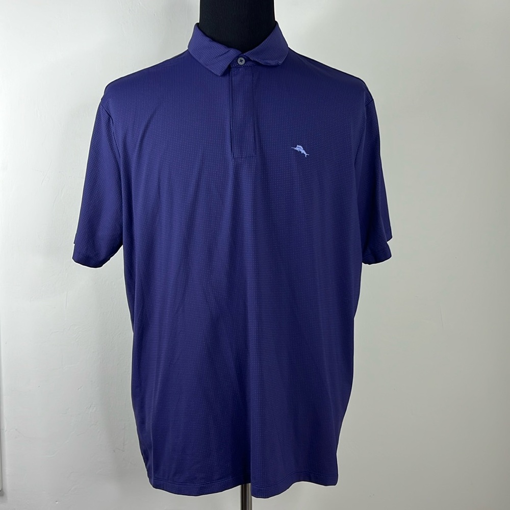 TOMMY BAHAMA Islandzone Blue Performance Polo Shirt XL